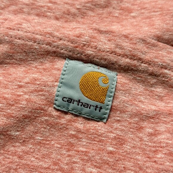 Carhartt Men's Heavyweight Pocket T-Shirt - Pink - Picture 3 of 6